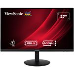 PC, gaming si accesorii - Desktop PC & monitoare - Monitoare - Monitor LED IPS ViewSonic VG2709U-2K 27", QHD, 100Hz, USB-C, Pivot, Negru - Infinity.ro