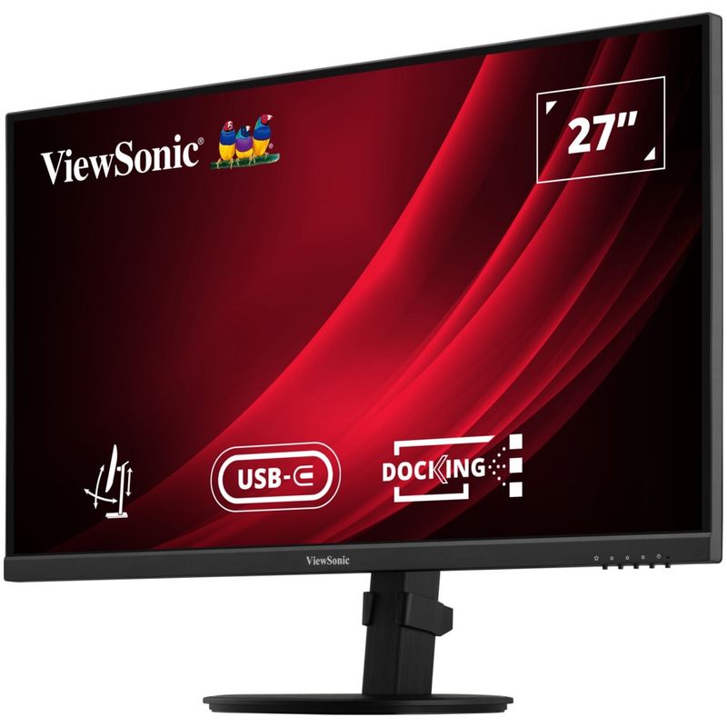 PC, gaming si accesorii - Desktop PC & monitoare - Monitoare - Monitor LED IPS ViewSonic VG2709U-2K 27", QHD, 100Hz, USB-C, Pivot, Negru - Infinity.ro
