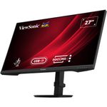 PC, gaming si accesorii - Desktop PC & monitoare - Monitoare - Monitor LED IPS ViewSonic VG2709U-2K 27", QHD, 100Hz, USB-C, Pivot, Negru - Infinity.ro