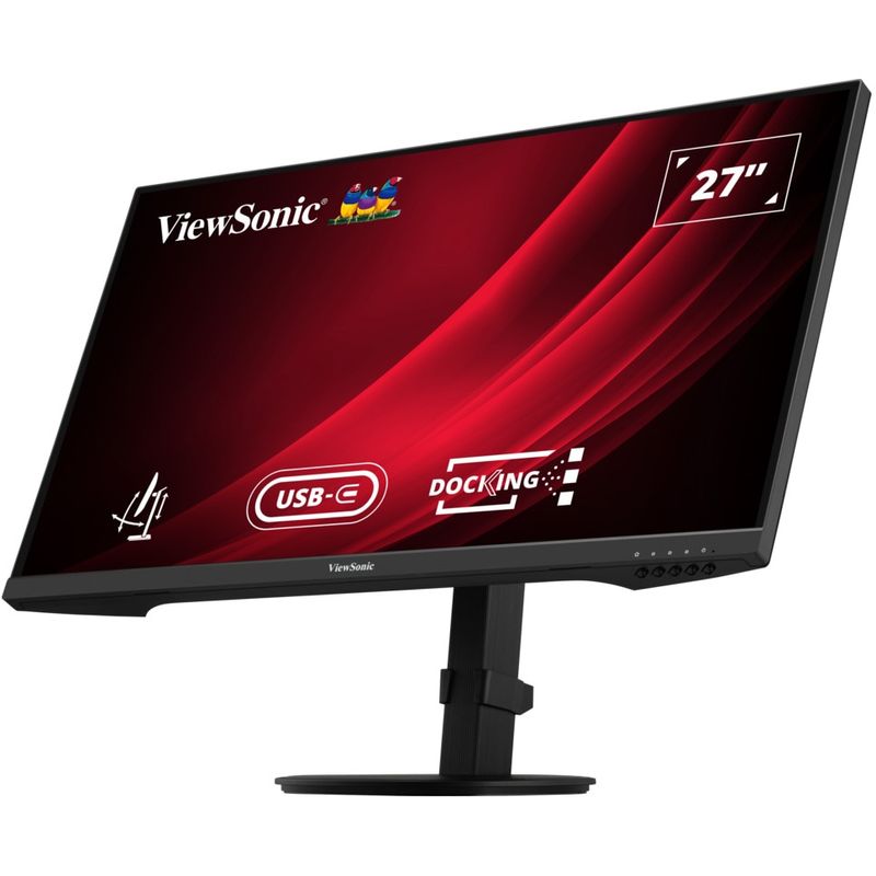 PC, gaming si accesorii - Desktop PC & monitoare - Monitoare - Monitor LED IPS ViewSonic VG2709U-2K 27", QHD, 100Hz, USB-C, Pivot, Negru - Infinity.ro