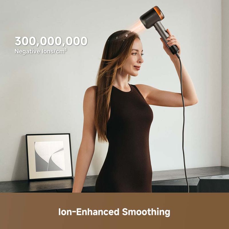 Ingrijire personala si Cosmetice - Aparate & accesorii ingrijire personala - Hair styling - Uscatoare de par - Uscator de par Dreame Gusto, 2000W, senzor AI, 3 viteze, 4 setari temperatura, Gri - Infinity.ro