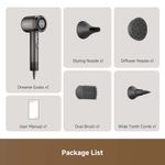 Ingrijire personala si Cosmetice - Aparate & accesorii ingrijire personala - Hair styling - Uscatoare de par - Uscator de par Dreame Gusto, 2000W, senzor AI, 3 viteze, 4 setari temperatura, Gri - Infinity.ro