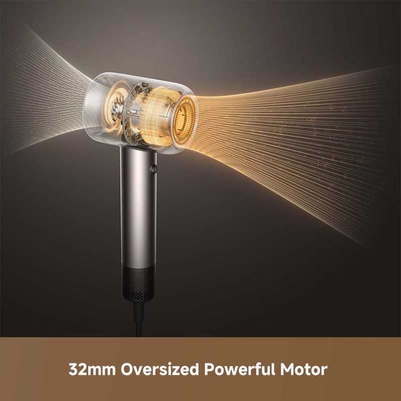 Ingrijire personala si Cosmetice - Aparate & accesorii ingrijire personala - Hair styling - Uscatoare de par - Uscator de par Dreame Gusto, 2000W, senzor AI, 3 viteze, 4 setari temperatura, Gri - Infinity.ro