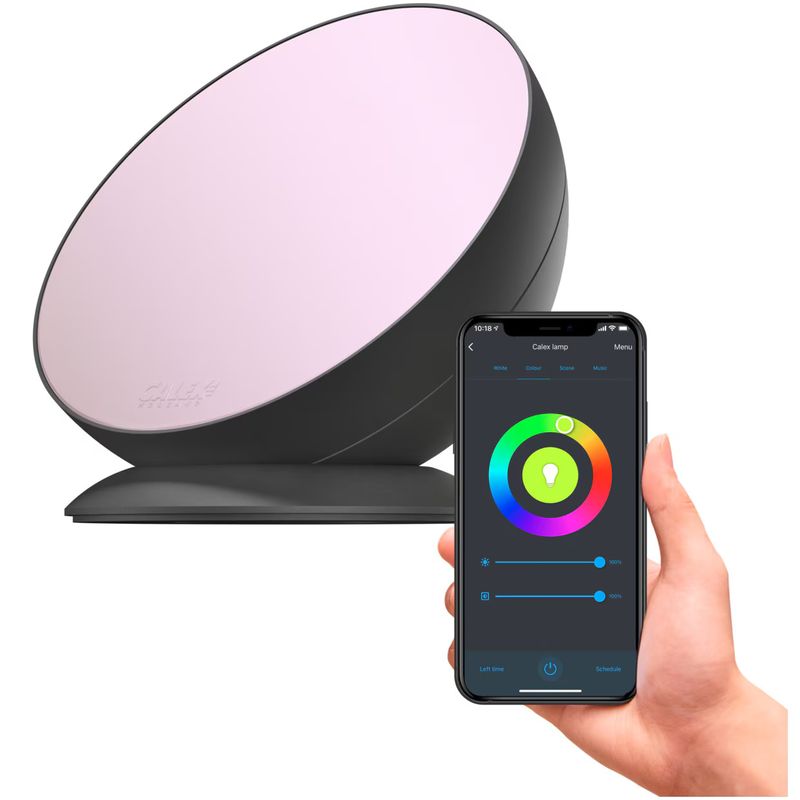 Casa si Gradina - Corpuri si surse de iluminat - Veioze si lampi - Veioze - Lampa LED inteligenta Calex Moodlight, RGB CCT, Wi-Fi, Bluetooth, 6W, 420 lm - Infinity.ro