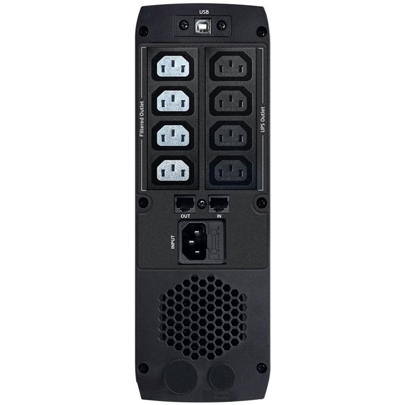 Casa si Gradina - Electrice - Accesorii electrice - Stabilizatoare tensiune si ups - UPS Tecnoware EXA PLUS 2.100, 2100VA/1470W, Line Interactive Plus, Sinusoidal, 8 prize IEC C13 - Infinity.ro