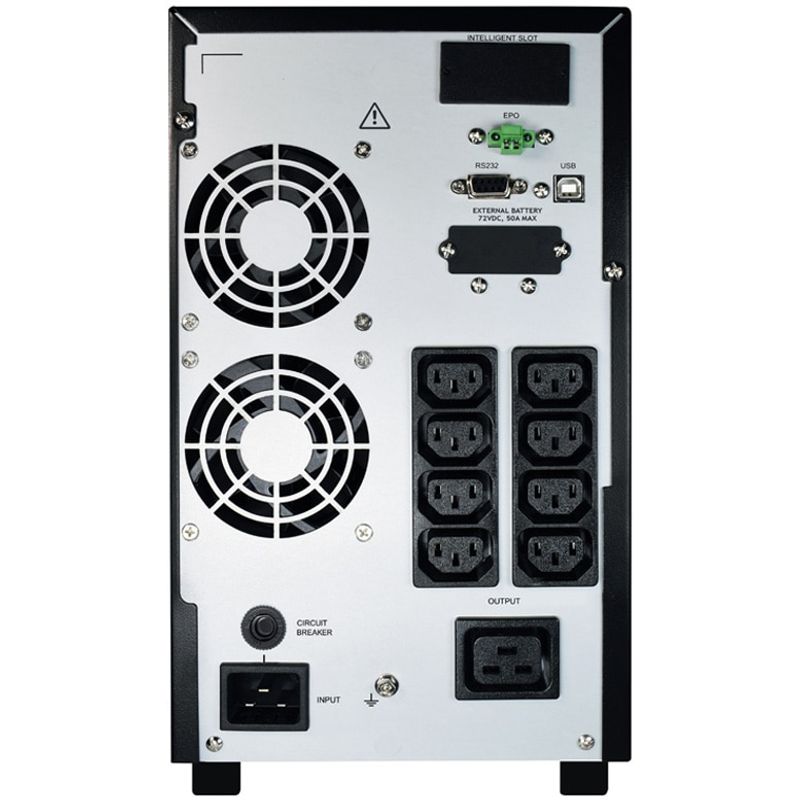 Casa si Gradina - Electrice - Accesorii electrice - Stabilizatoare tensiune si ups - UPS Tecnoware EXA PLUS 4500, 4500VA/3150W, Line Interactive, Sinusoidal, LCD, 8 prize IEC C13 - Infinity.ro