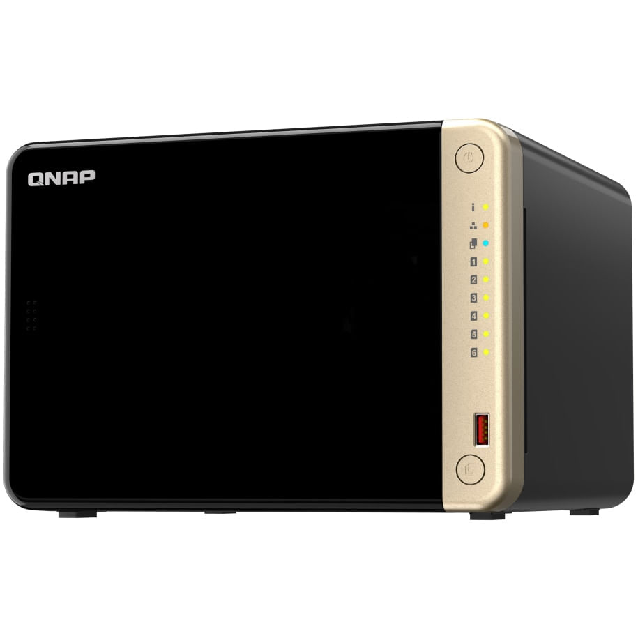 NAS Qnap TS-664-8G, Intel Celeron N5095, 6-Bay, 8GB DDR4, 2x 2.5GbE