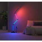 Casa si Gradina - Corpuri si surse de iluminat - Veioze si lampi - Veioze - Lampadar gaming LED RGB-IC Calex Smart, 24W, 1000lm, Wi-Fi, Bluetooth, 175 cm - Infinity.ro