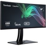 PC, gaming si accesorii - Desktop PC & monitoare - Monitoare - Monitor Curbat ViewSonic VP3881A 38", WQHD+, IPS, 60Hz, HDR10, USB-C 90W, RJ45 - Infinity.ro