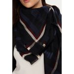 Fashion, accesorii si bijuterii - Femei - Accesorii femei - Esarfe si fulare femei - Fular dama Tommy Hilfiger AW0AW17351 Bleumarin 110 x 100 cm - Infinity.ro