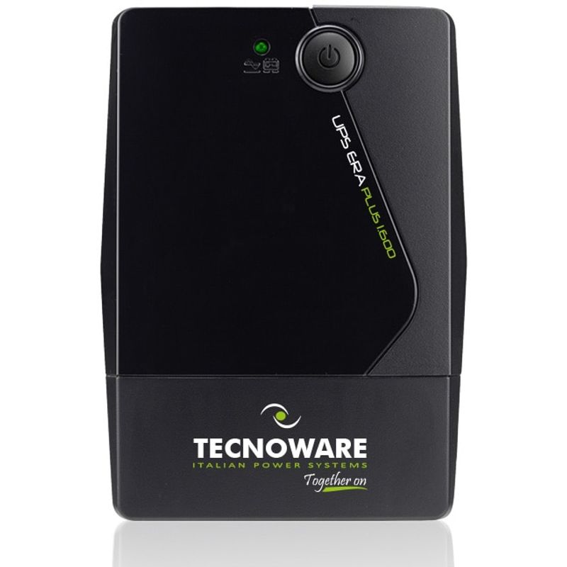 Casa si Gradina - Electrice - Accesorii electrice - Stabilizatoare tensiune si ups - UPS Tecnoware Era Plus 1600, 1600VA/1120W, FGCERAPL1602SCH, Line Interactive, 2 prize Schuko, Negru - Infinity.ro