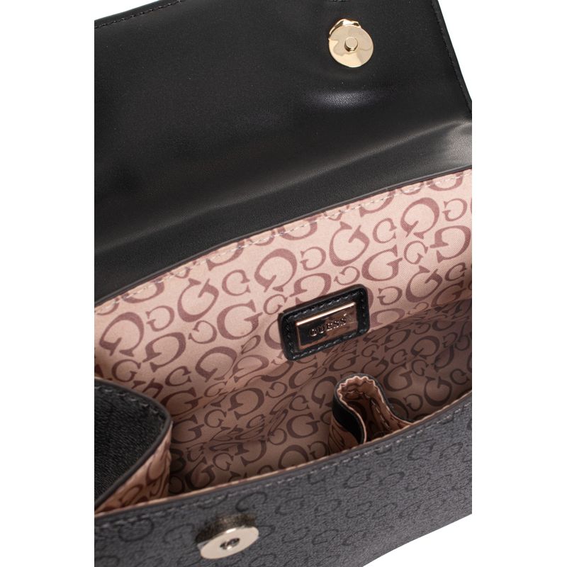 Fashion, accesorii si bijuterii - Femei - Accesorii femei - Genti si rucsacuri femei - Geanta dama Guess HWBETLP5100 Negru 28 x 19 x 8.5 cm - Infinity.ro