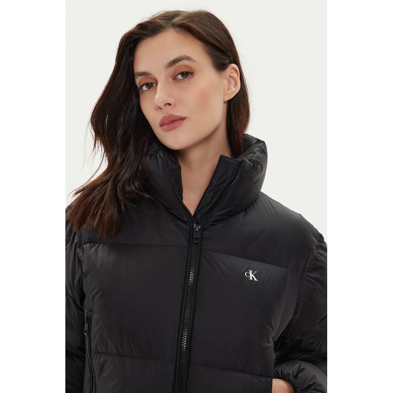 Fashion, accesorii si bijuterii - Femei - Imbracaminte femei - Jachete si geci femei - Geaca dama din puf Calvin Klein Jeans J20J223577 M INTL Negru - Infinity.ro