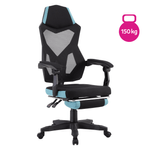 PC, gaming si accesorii - Gaming - Accesorii gaming - Scaune gaming - Scaun de birou/gaming, culoare neagra/neo menta, JORIK NEW - Infinity.ro
