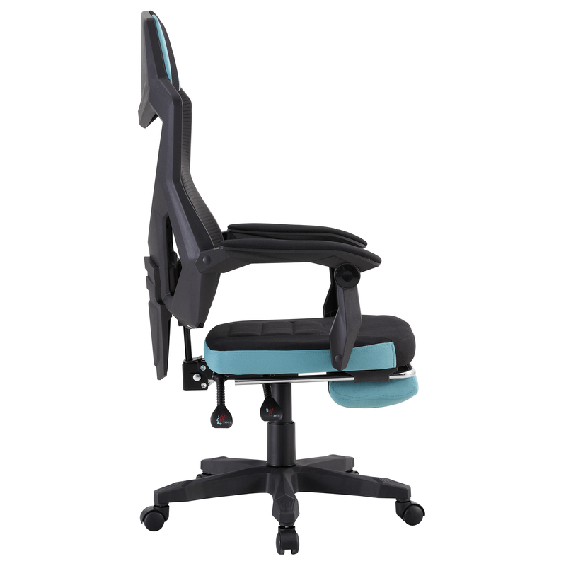 PC, gaming si accesorii - Gaming - Accesorii gaming - Scaune gaming - Scaun de birou/gaming, culoare neagra/neo menta, JORIK NEW - Infinity.ro