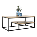 Casa si Gradina - Mobilier - Mese si birouri - Masute de cafea - Masuta de cafea, stejar deschis / negru, LARON - Infinity.ro