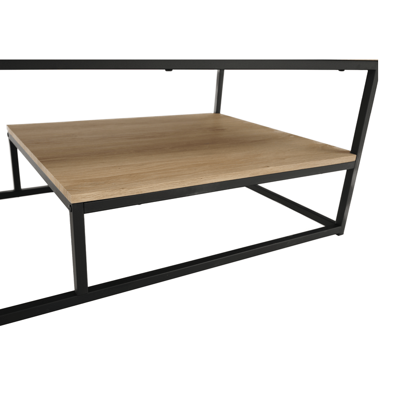 Casa si Gradina - Mobilier - Mese si birouri - Masute de cafea - Masuta de cafea, stejar deschis / negru, LARON - Infinity.ro