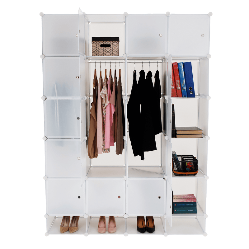 Casa si Gradina - Mobilier - Dulapuri si sifoniere - Dulapuri - Dulap multifunctional modular, alb, ZAFOD - Infinity.ro