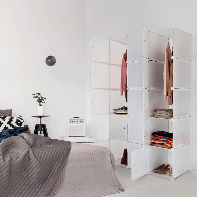 Casa si Gradina - Mobilier - Dulapuri si sifoniere - Dulapuri - Dulap multifunctional modular, alb, ZALVO - Infinity.ro