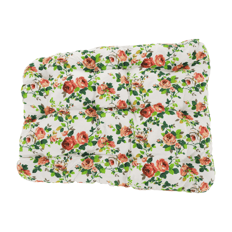 Casa si Gradina - Gradina si terasa - Balansoare si hamace - Balansoare - Fotoliu suspendat, alb / flori cu model, KALEA 2 NEW - Infinity.ro