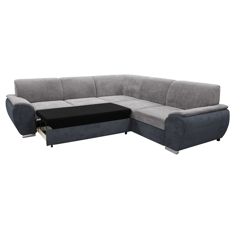 Casa si Gradina - Mobilier - Canapele si coltare - Coltare - Coltar, gri inchis/gri, model dreapta, EMILY - Infinity.ro