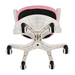 Casa si Gradina - Mobilier - Scaune si fotolii - Scaune - Scaun reglabil cu suport pentru picioare si curele, roz/alb, ANAIS - Infinity.ro