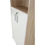 Casa si Gradina - Mobilier - Biblioteci si rafturi - Etajere - Etajera cu polite, stejar sonoma/alb, JOHAN 2 NEW 10 - Infinity.ro