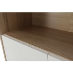 Casa si Gradina - Mobilier - Biblioteci si rafturi - Etajere - Etajera cu polite, stejar sonoma/alb, JOHAN 2 NEW 10 - Infinity.ro