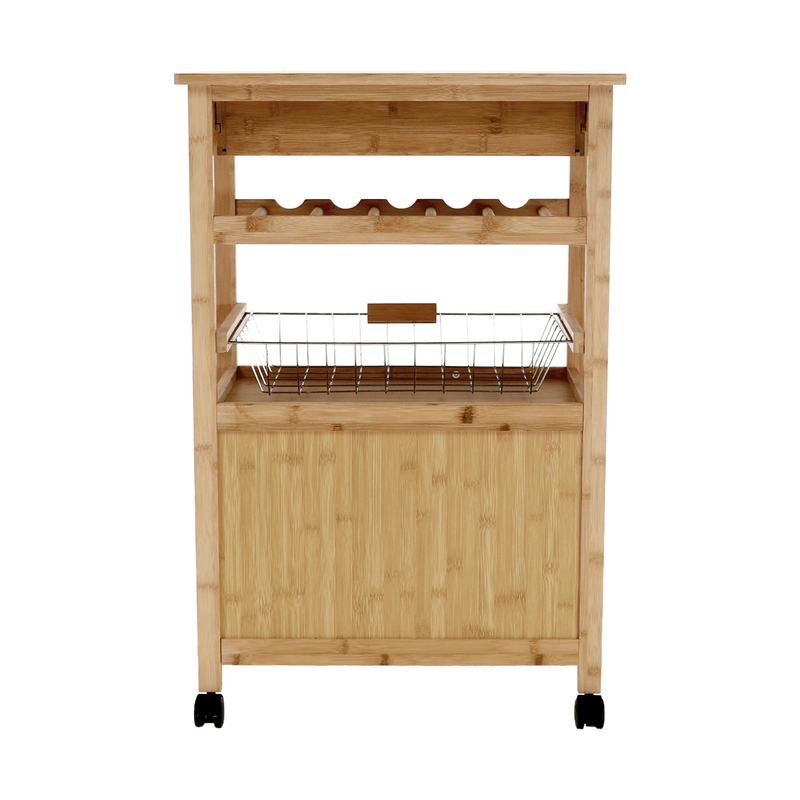 Casa si Gradina - Bucatarie si vesela - Ustensile bucatarie - Cosuri servire - Carucior de servire, natural, NAVID - Infinity.ro