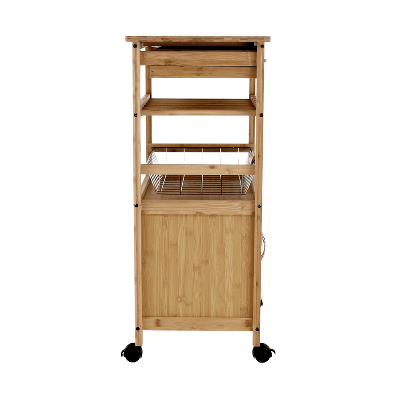 Casa si Gradina - Bucatarie si vesela - Ustensile bucatarie - Cosuri servire - Carucior de servire, natural, NAVID - Infinity.ro