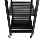 Casa si Gradina - Bucatarie si vesela - Ustensile bucatarie - Cosuri servire - Carucior de servire, natural/negru, ARETE - Infinity.ro