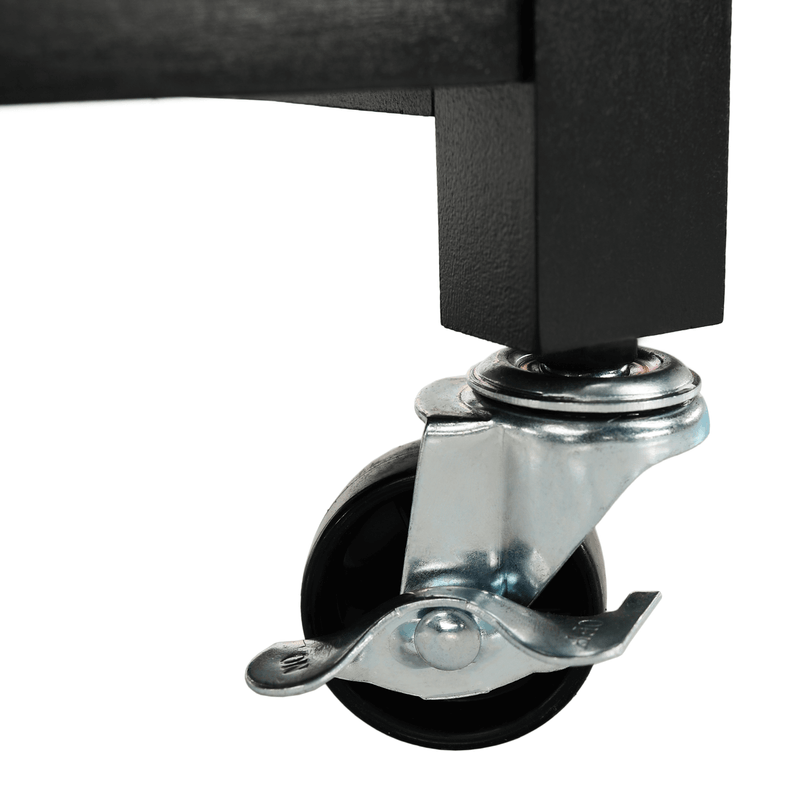 Casa si Gradina - Bucatarie si vesela - Ustensile bucatarie - Cosuri servire - Carucior de servire, natural/negru, ARETE - Infinity.ro