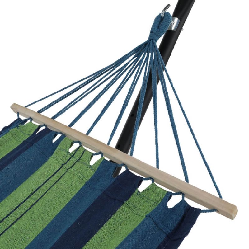 Casa si Gradina - Gradina si terasa - Balansoare si hamace - Hamace si suporturi - Hamac, turcoaz/albastru/verde, EVANA NEW - single - Infinity.ro