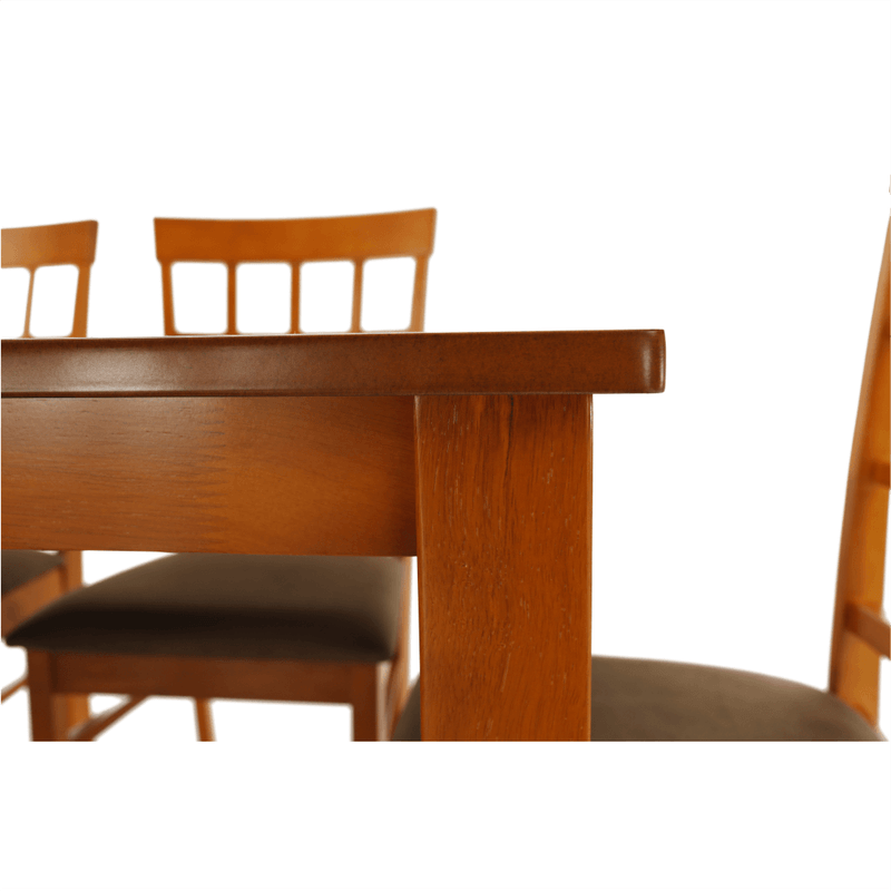 Casa si Gradina - Mobilier - Seturi de mobilier - Seturi mese si scaune - Set dining 1+6, cires, GRID NEW - Infinity.ro