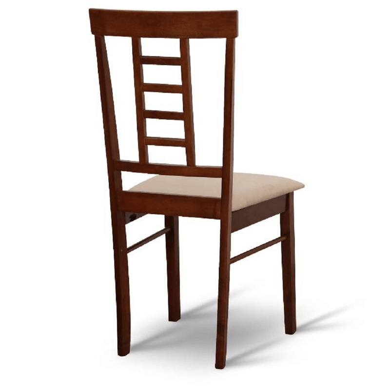 Casa si Gradina - Mobilier - Seturi de mobilier - Seturi mese si scaune - Set dining 1+6, material textil bej/lemn finisaj nuc, OLEG NEW - Infinity.ro