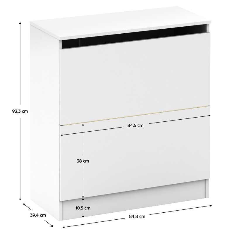 Casa si Gradina - Mobilier - Dulapuri si sifoniere - Dulapuri - Dulap pentru perne si plapume, alb, BETTY 2 BE-02-040 - Infinity.ro