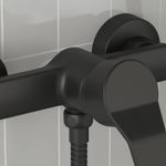 Casa si Gradina - Sanitare - Cazi si cabine de dus - Coloane si seturi de dus - Robinet mixer pentru dus Negru G 1 / 2 inci Alama - Infinity.ro