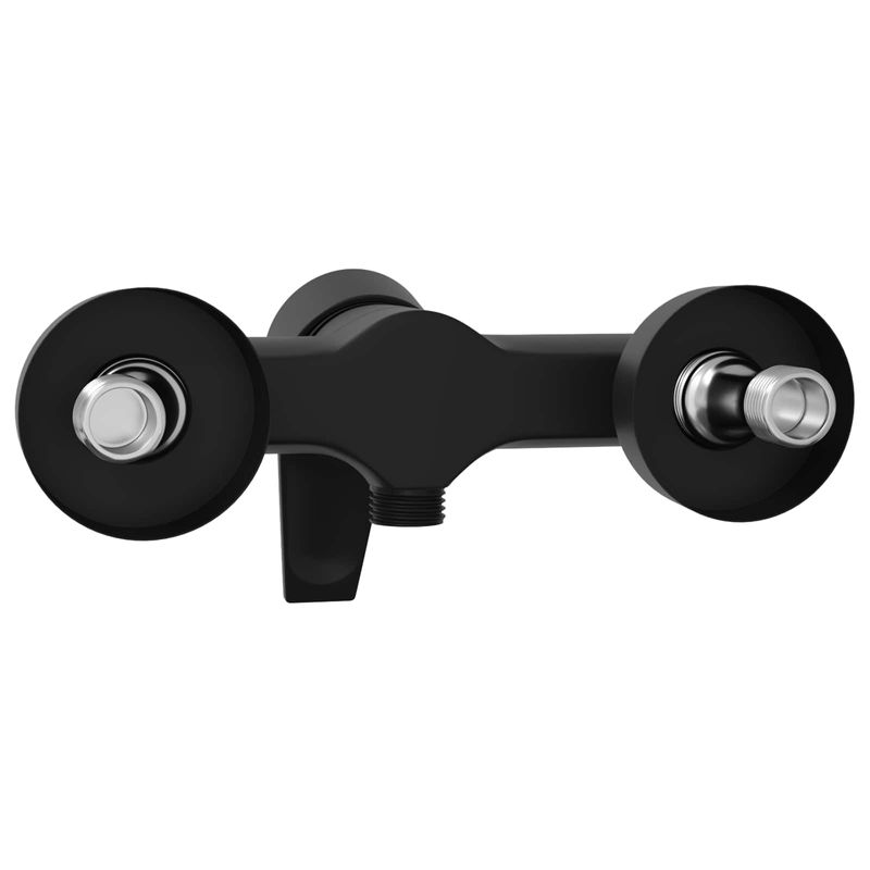 Casa si Gradina - Sanitare - Cazi si cabine de dus - Coloane si seturi de dus - Robinet mixer pentru dus Negru G 1 / 2 inci Alama - Infinity.ro