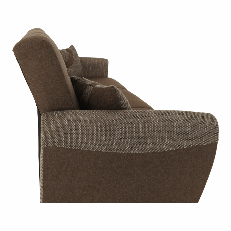 Casa si Gradina - Mobilier - Canapele si coltare - Canapele - Canapea trei locuri, extensibila, maro, MILO 3 locuri - Infinity.ro