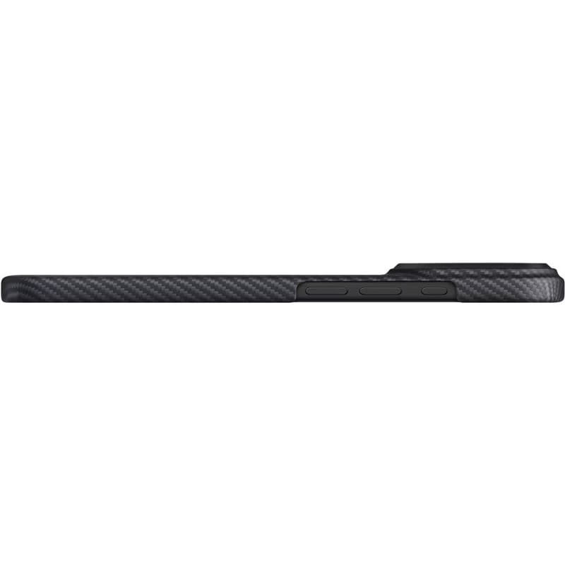 Laptop, Telefoane si Tablete - Telefoane mobile si accesorii - Accesorii Telefoane - Huse telefoane - Carcasa Pitaka Ultra Slim cu Magnetic Ring compatibila cu iPhone 17 Pro Max, Negru/Gri - Infinity.ro