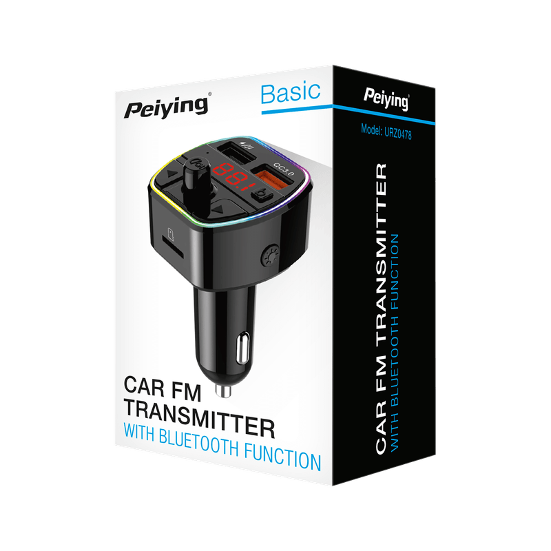 Auto si Moto - Electronice auto - Accesorii electronice auto - Modulator fm audio bluetooth qc 3.0 2x usb - Infinity.ro