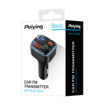 Auto si Moto - Electronice auto - Accesorii electronice auto - Transmiter FM auto, Peiying, Bluetooth 5.3, functie BASS, incarcare rapida, negru - Infinity.ro