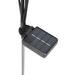 Casa si Gradina - Corpuri si surse de iluminat - Iluminat exterior - Lampi solare - Lampa solara, Rebel, 10 LED-uri, IP65, negru - Infinity.ro