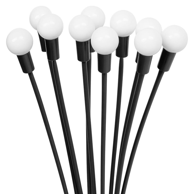 Casa si Gradina - Corpuri si surse de iluminat - Iluminat exterior - Lampi solare - Lampa solara, Rebel, 10 LED-uri, IP65, negru - Infinity.ro