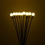 Casa si Gradina - Corpuri si surse de iluminat - Iluminat exterior - Lampi solare - Lampa solara, Rebel, 10 LED-uri, IP65, negru - Infinity.ro