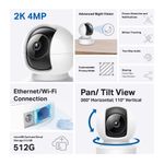 Casa si Gradina - Electrice - Smart Home - Camere de supraveghere - Camera supraveghere video interior TP-Link Tapo C222, 4 MP, 15fps, Microfon si Difuzor, Detectie cu AI, Wi-Fi Alb - Infinity.ro