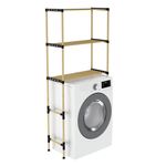 Casa si Gradina - Mobilier - Biblioteci si rafturi - Rafturi - Raft modular pentru masina de spalat rufe, SEOWOOD, SEO-8166, 158 cm - Infinity.ro