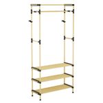 Casa si Gradina - Mobilier - Biblioteci si rafturi - Rafturi - Raft din lemn pt haine si pantofi, SEOWOOD, SEO-8170, 165 cm - Infinity.ro