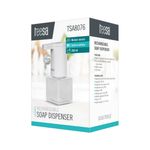 Casa si Gradina - Sanitare - Suporturi si accesorii baie - Dispensere - Dispenser pentru sapun, Teesa, ABS, 260 ml, Alb - Infinity.ro