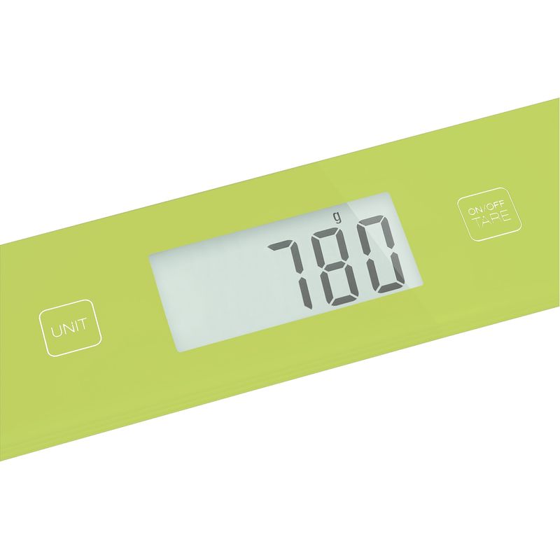 Electronice si Electrocasnice - Electrocasnice bucatarie - Mixere, tocatoare & roboti de bucatarie - Cantare de bucatarie - Cantar de bucatarie, Sencor, Ecran LCD, Verde - Infinity.ro